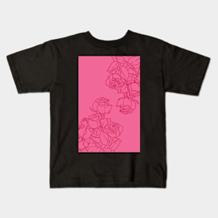 Pink roses Kids T-Shirt